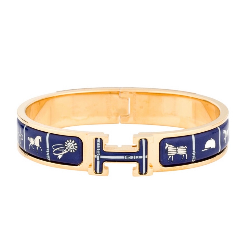 Hermes blue bangle